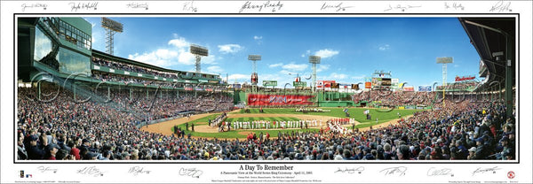 MA-176 Red Sox A Day to Remember with signatures