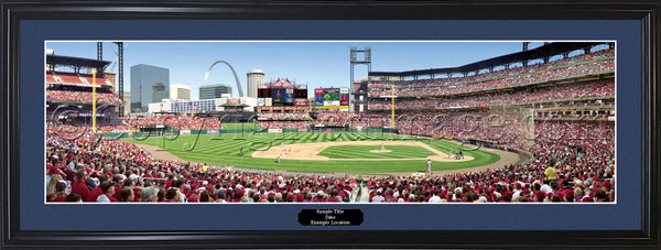MO-190 Cardinals Inaugural Game at Busch Stadium with facsimile signatures