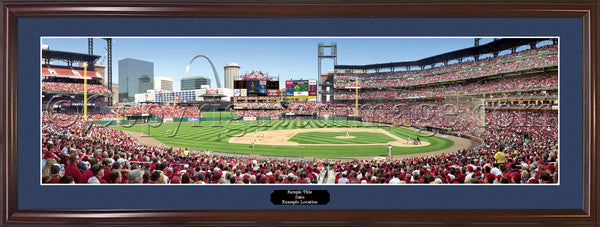 MO-190 Cardinals Inaugural Game at Busch Stadium with facsimile signatures