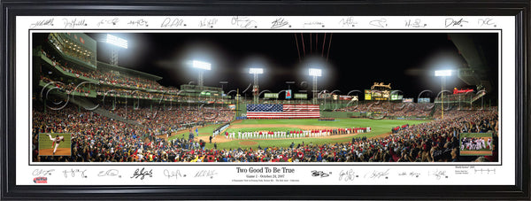 MA-216  Red Sox 2007 World Series Champions with signatures