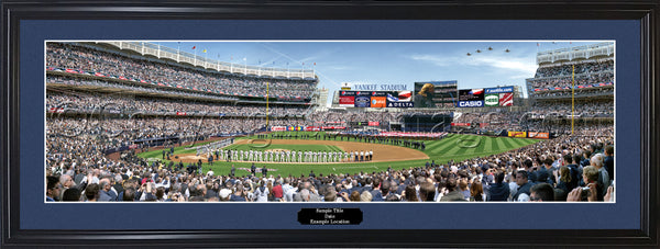 NY-256 Inaugural Game at Yankee Stadium with facsimile signatures