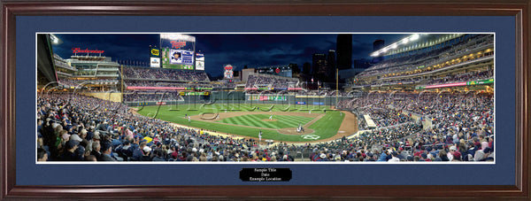MN-281 Twins 5th Inning at Target Field with facsimile signatures