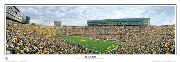 MI-284 Wolverines 28 Yard Line