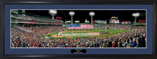 MA-352 Red Sox 2013 World Series Opening Ceremony with signatures
