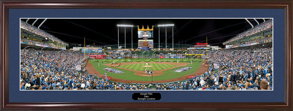 MO-368a Royals 2014 World Series Game 6 with facsimile signatures.