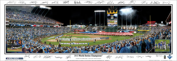 MO-392a 2015 World Series Champions with signatures