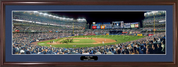NY-366a Jeter's Last At Bat at Yankee Stadium with facsimile signature.