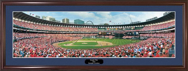 MO-182 Cardinals Last Pitch at Busch with facsimile signatures