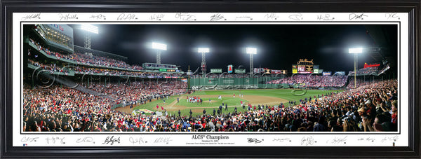 MA-214 Red Sox 2007 ALCS Champions with Signatures