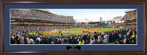 NY-232 Yankees Final Opening Day with facsimile signatures
