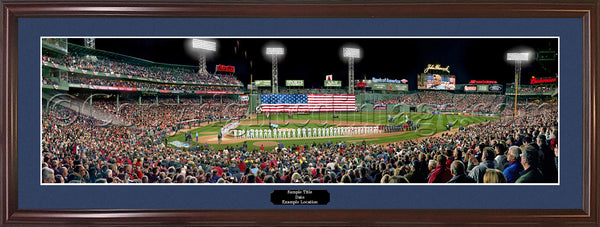 MA-352 Red Sox 2013 World Series Opening Ceremony with signatures