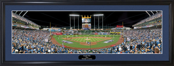 MO-368a Royals 2014 World Series Game 6 with facsimile signatures.