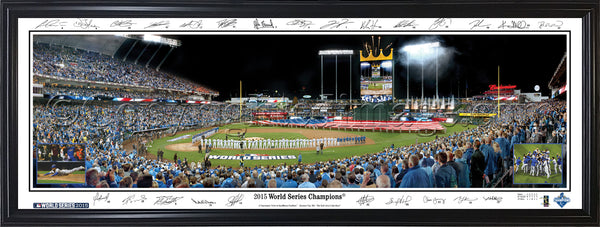 MO-392a 2015 World Series Champions with signatures