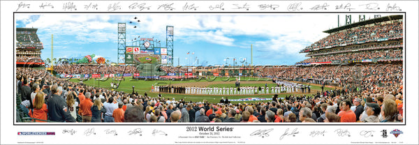CA-330 SF Giants 2012 WS with signatures