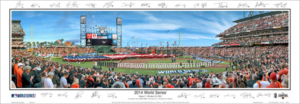 CA-369a SF Giants 2014 World Series with signatures