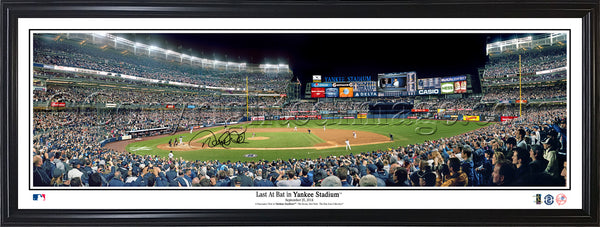 NY-366a Jeter's Last At Bat at Yankee Stadium with facsimile signature.